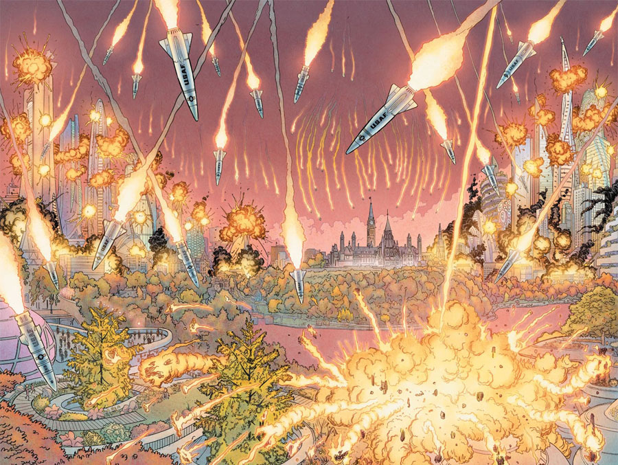 We Stand on Guard is selling briskly in Canada