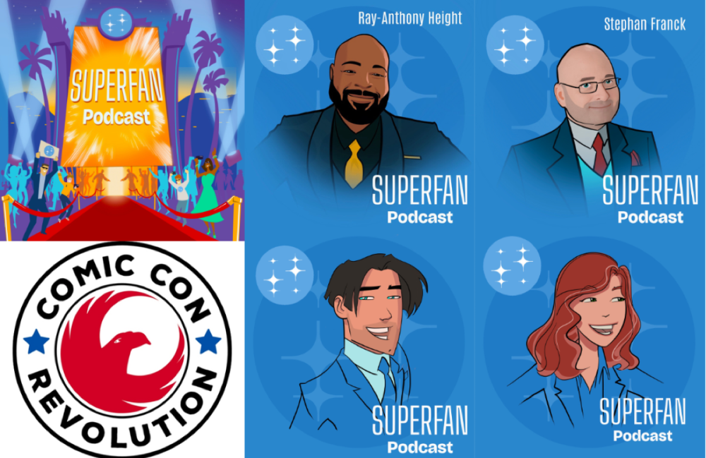 The Superfan Podcast is going live at Comic Con Revolution